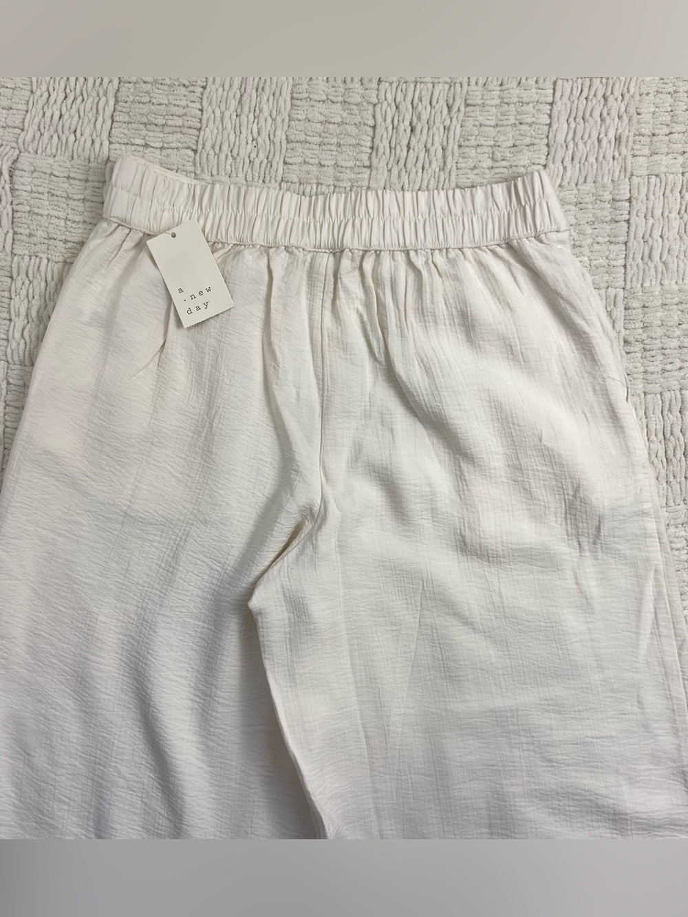 NWT A New Day Wide Leg Cream Pants Small Target - Picture 6 of 11